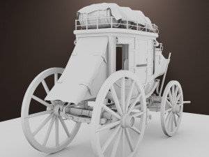 Fargo wagon cart Modèle 3D