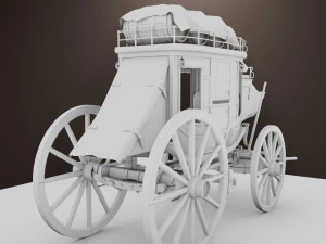 Fargo wagon cart 3D Model