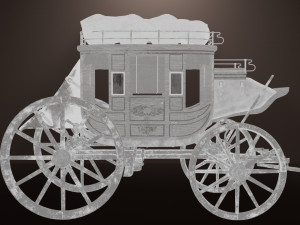 Fargo wagon cart Modèle 3D