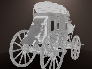 Fargo wagon cart Modèle 3D
