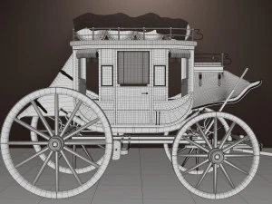Fargo wagon cart 3D Model