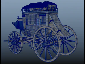 Fargo wagon cart 3D Model