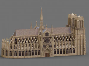 Notre dame 3D Model