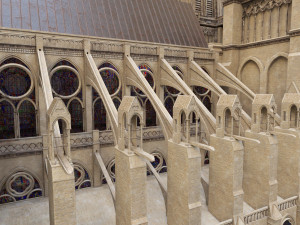 Notre dame Modelo 3D
