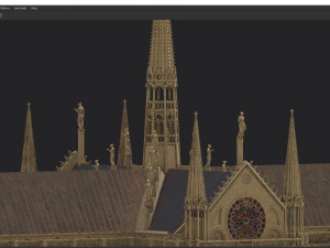 Notre dame Modelo 3D