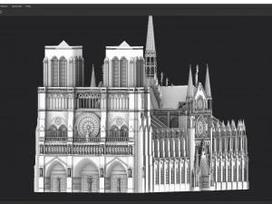 Notre dame 3D Model
