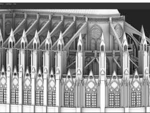 Notre dame Modelo 3D