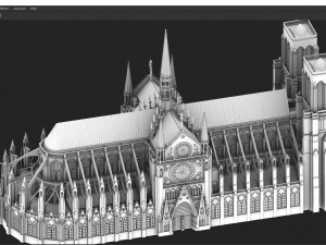 Notre dame Modelo 3D