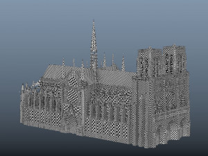 Notre dame Modelo 3D
