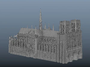 Notre dame 3D Model