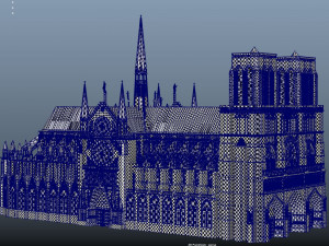 Notre dame Modelo 3D