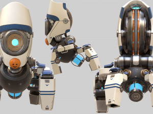 sentry bot - bullet ville 3D Модель