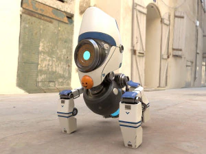 sentry bot - bullet ville 3D Model