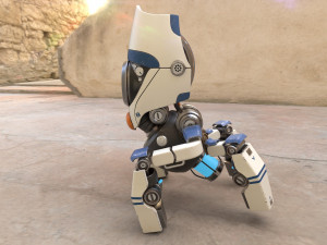sentry bot - bullet ville 3D Model