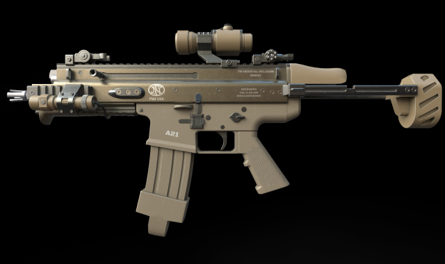 Scar l 3D 모델 .c4d .max .obj .3ds .fbx .stl .blend 