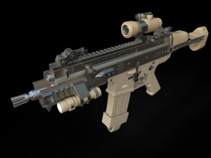 Scar l 3D 모델