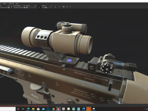 Scar l 3D 모델
