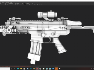 Scar l 3D 모델