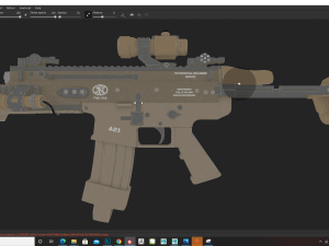 Scar l 3D 모델