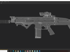 Scar l 3D 模型
