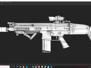Scar l 3D 模型
