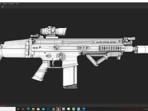 Scar l 3D 模型