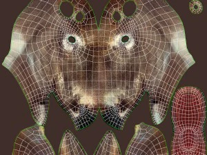 cervo manipulado Modelo 3D