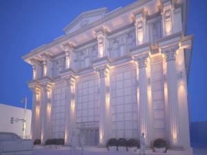 classic exterior scene 3D Model