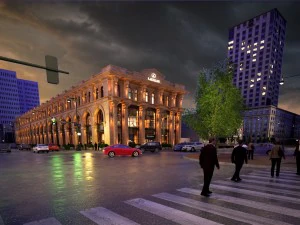 classic exterior scene 3D Model