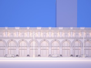 classic exterior scene 3D Model