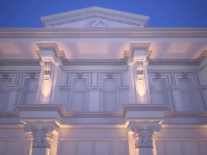 classic exterior scene 3D Model