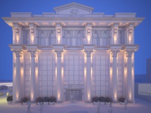 classic exterior scene 3D Model