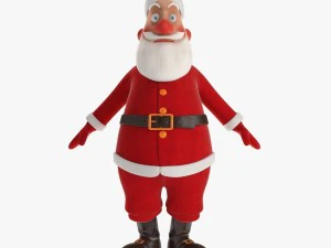 santa claus character 3D Model