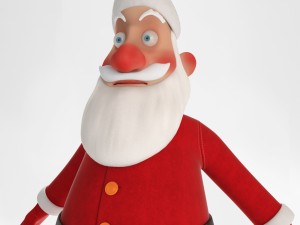 santa claus character 3D मॉडल