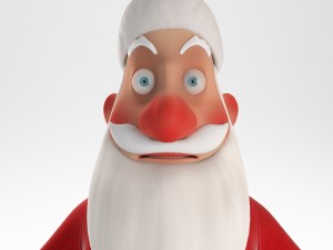 santa claus character 3D मॉडल