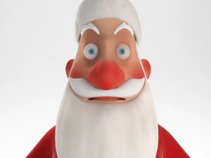 santa claus character 3D Model