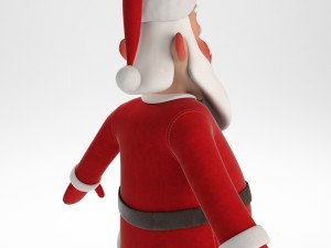 santa claus character 3D मॉडल