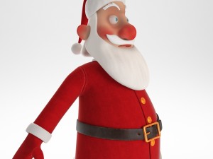 santa claus character 3D मॉडल