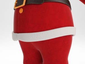santa claus character 3D मॉडल