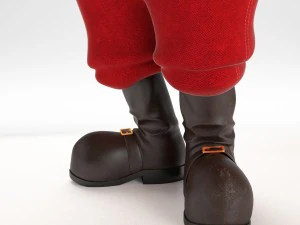 santa claus character 3D Model