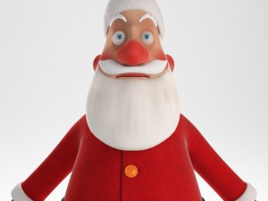 santa claus character 3D मॉडल