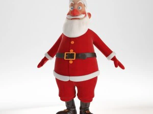 santa claus character 3D Model