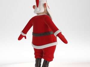 santa claus character 3D मॉडल