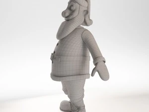 santa claus character 3D Model