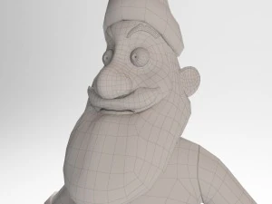 santa claus character 3D Model