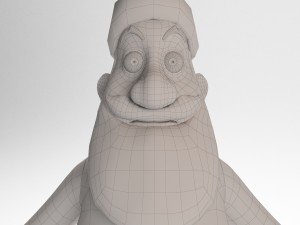 santa claus character 3D मॉडल