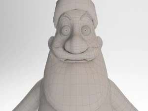 santa claus character 3D Model