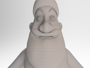 santa claus character 3D मॉडल