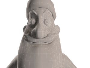 santa claus character 3D मॉडल