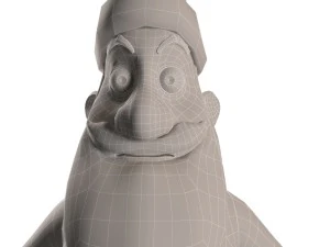 santa claus character 3D Model